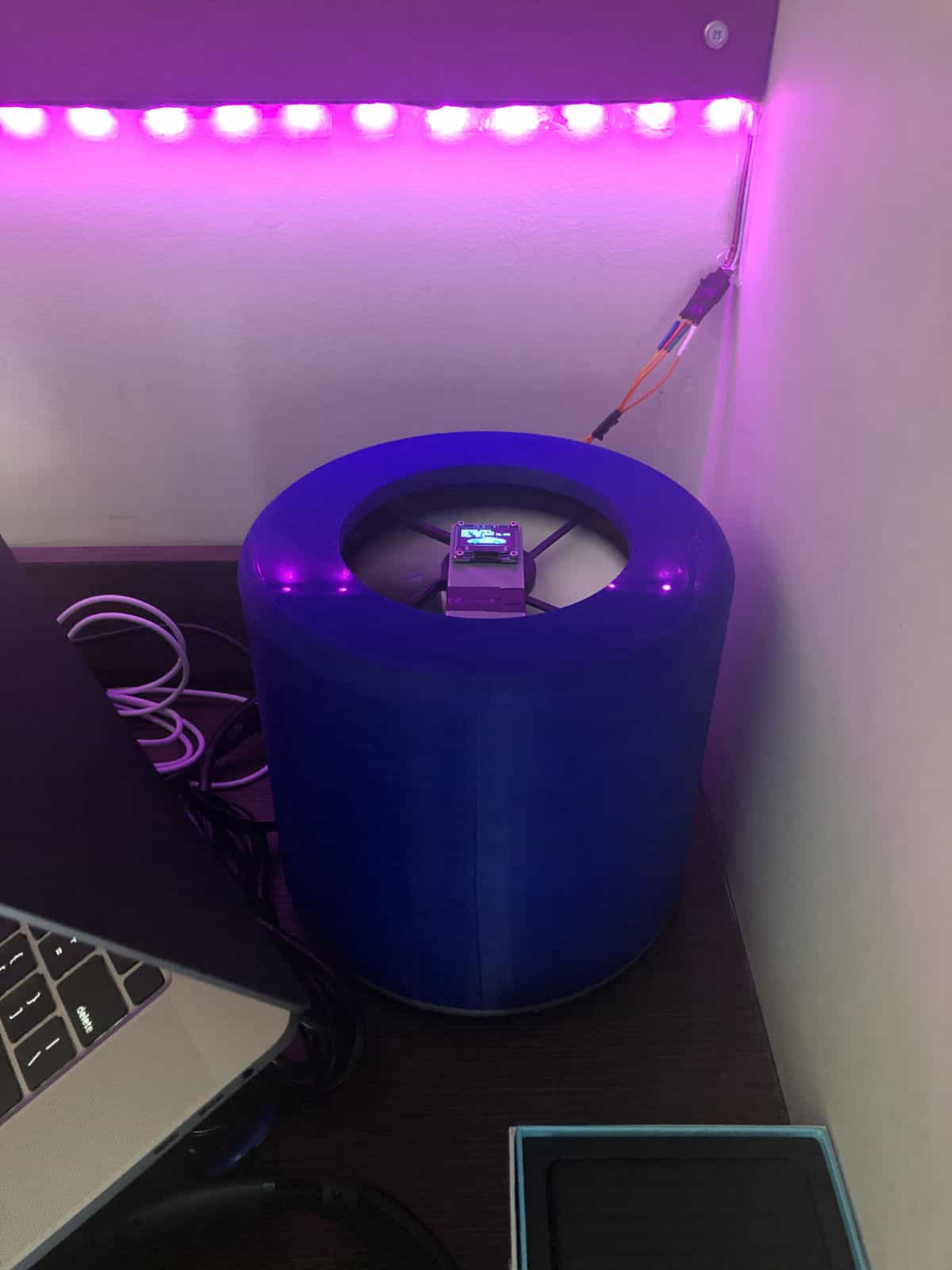 PiServer powering LED light strip